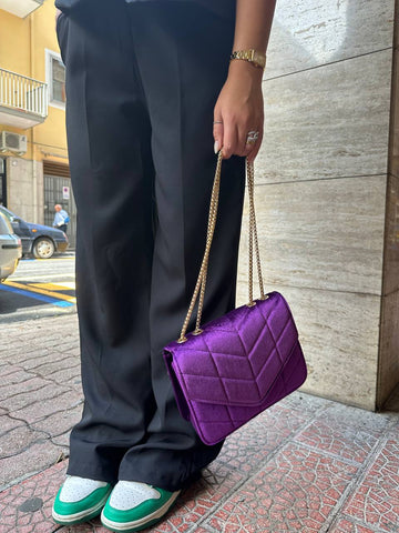 Velvet Bag Melanzana