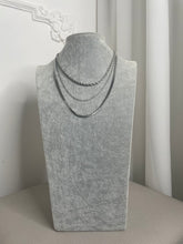 Collana tre fili silver