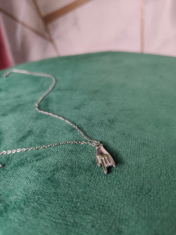 Mano scaramantica silver