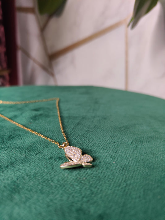 Collana Farfalla 3D Gold