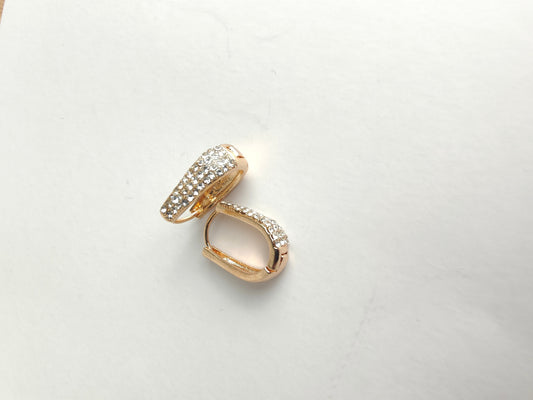 Cerchietto Lunetta Gold Zirconato