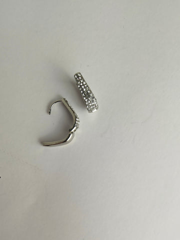 Cerchietto Lunetta Silver Zirconato
