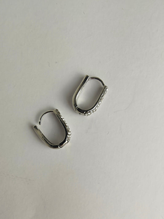 Cerchietto Lunetta Silver Zirconato