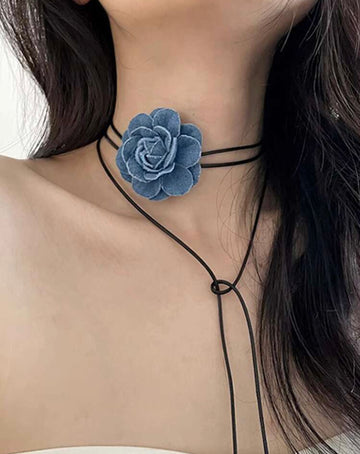 Choker Denim Chiaro
