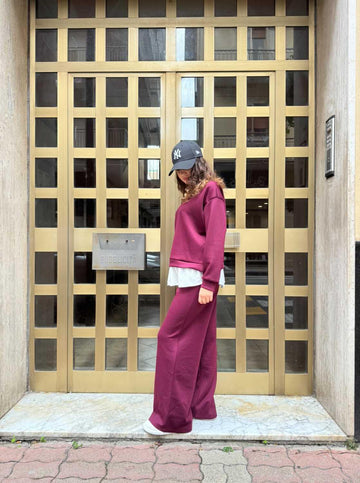 Coordinato Boston Bordeaux