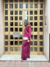 Coordinato Boston Bordeaux