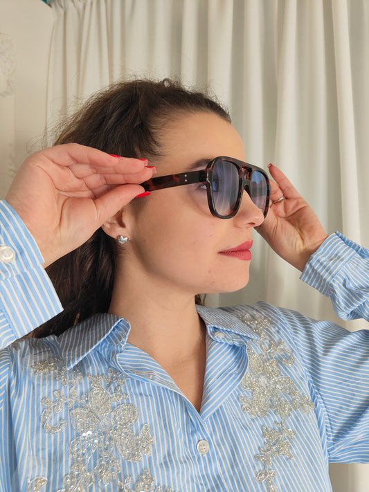 Sunglasses Zurigo Lente Azzurro