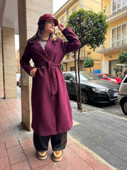 Cappotto Milva Bordeaux