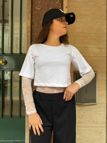 T shirt + Body pizzo