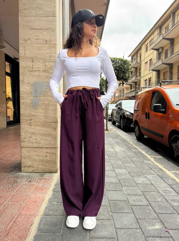Pantalone Carol Bordeaux