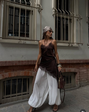 Top/Dress Lingerie Brown