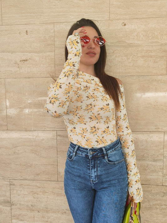 Sunglasses Triangle Orange