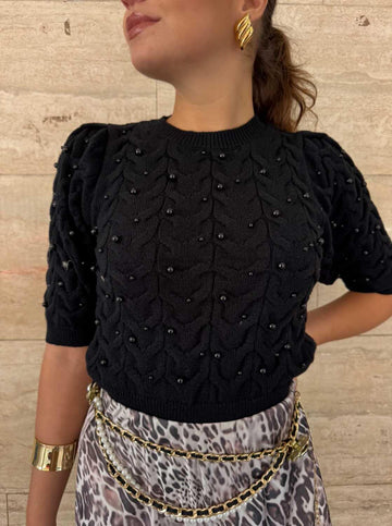 Maglia shirt perline