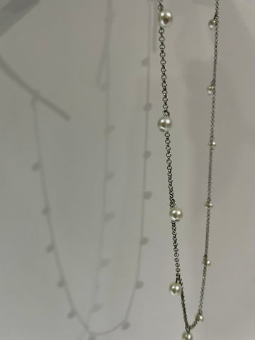 Catenella con perle per occhiali
