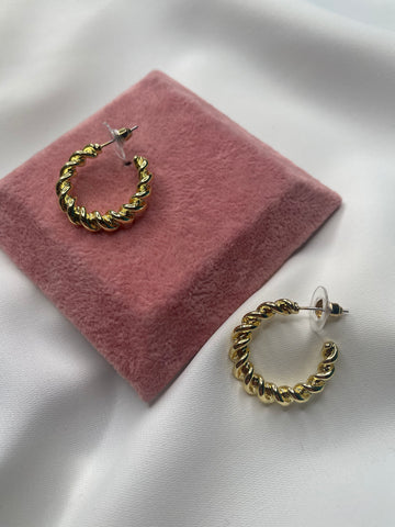 Semicerchio torcion stretto Gold