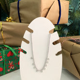 Collanina stelle luminose bianche