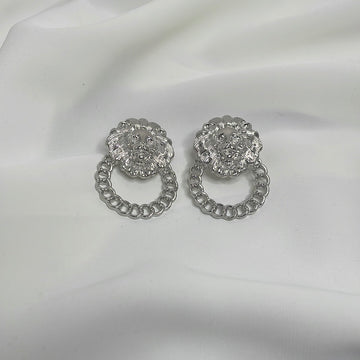 Orecchini Lion Silver