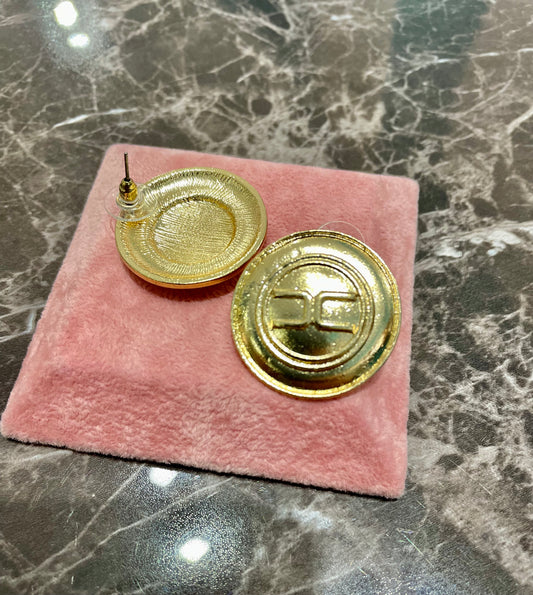 Orecchini Bottone oro Elisa