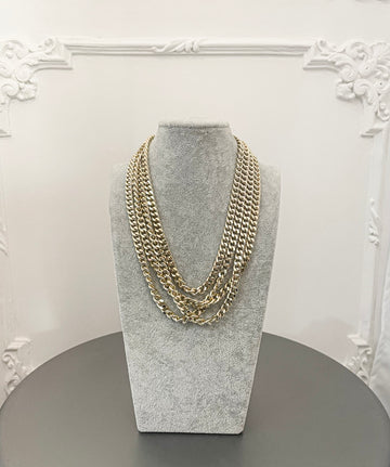 Collier quattro giri oro