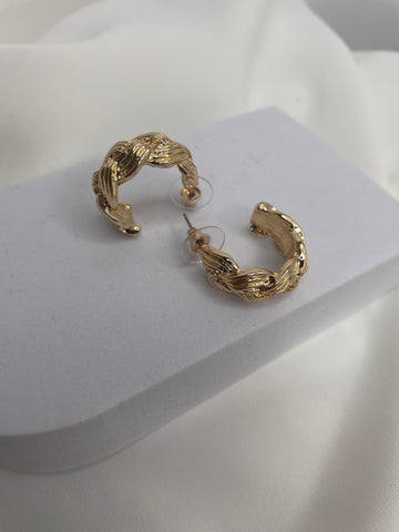 Semicerchio intreccio Gold