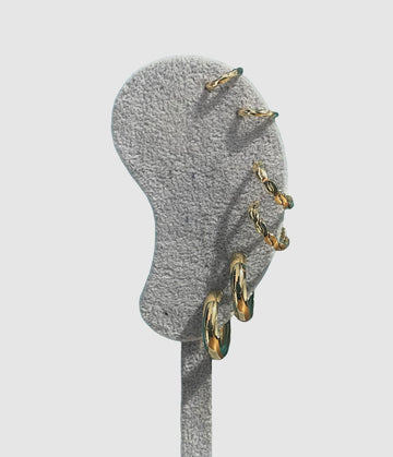 Set orecchini gold