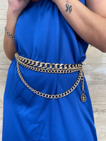 Cintura tre catene oro
