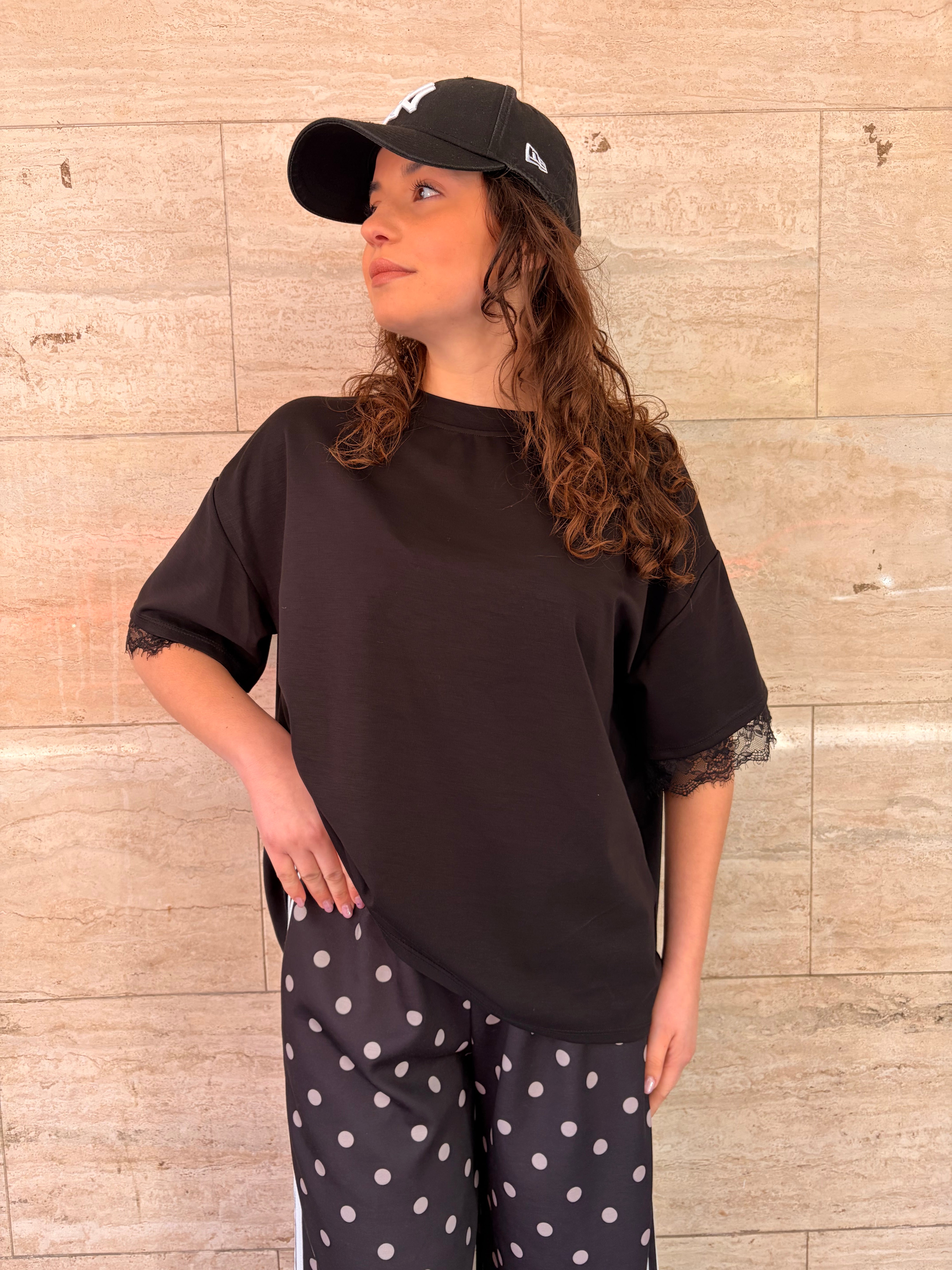 T Shirt Focus Nero