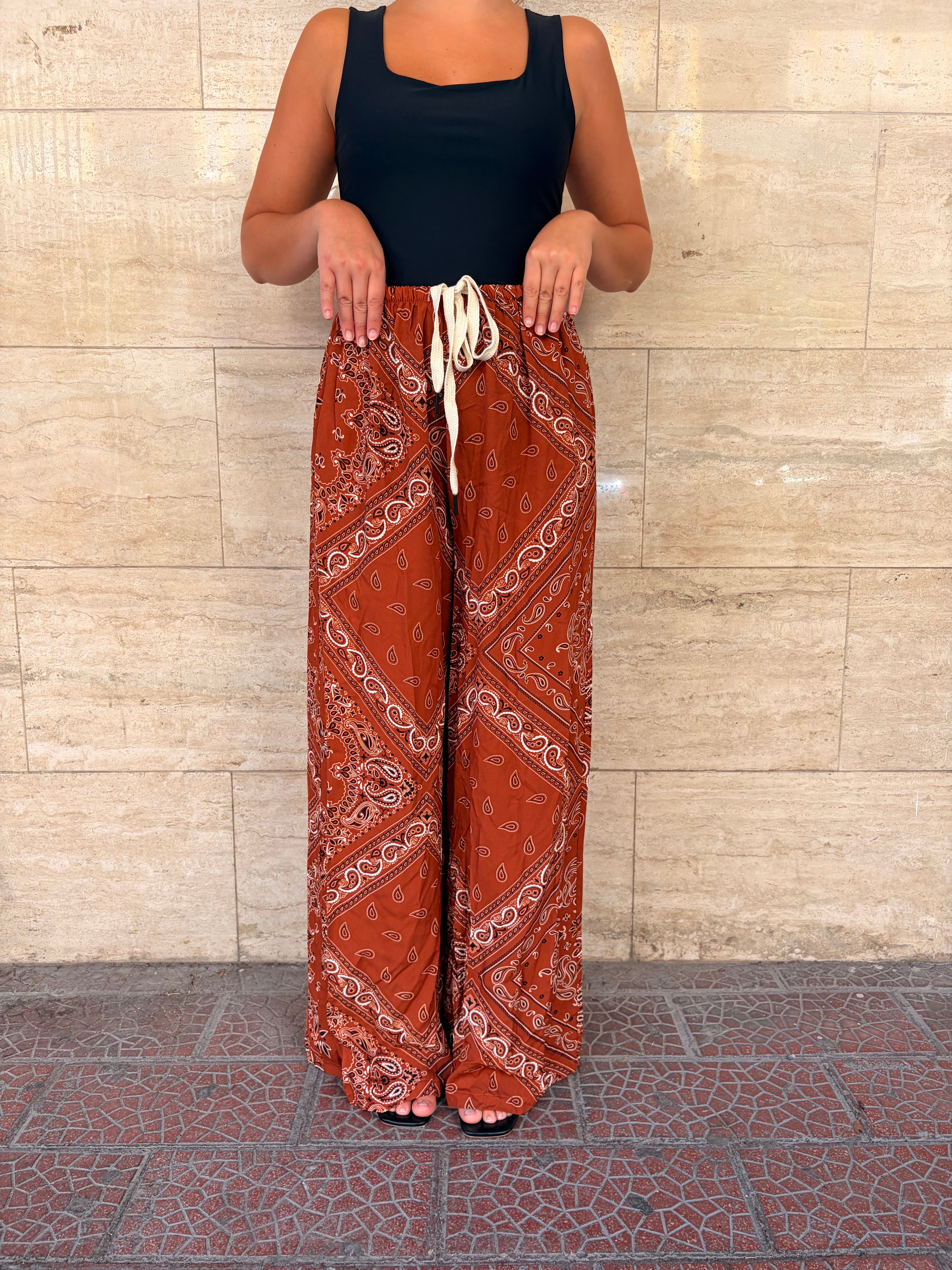 Pantalaccio bandana rame