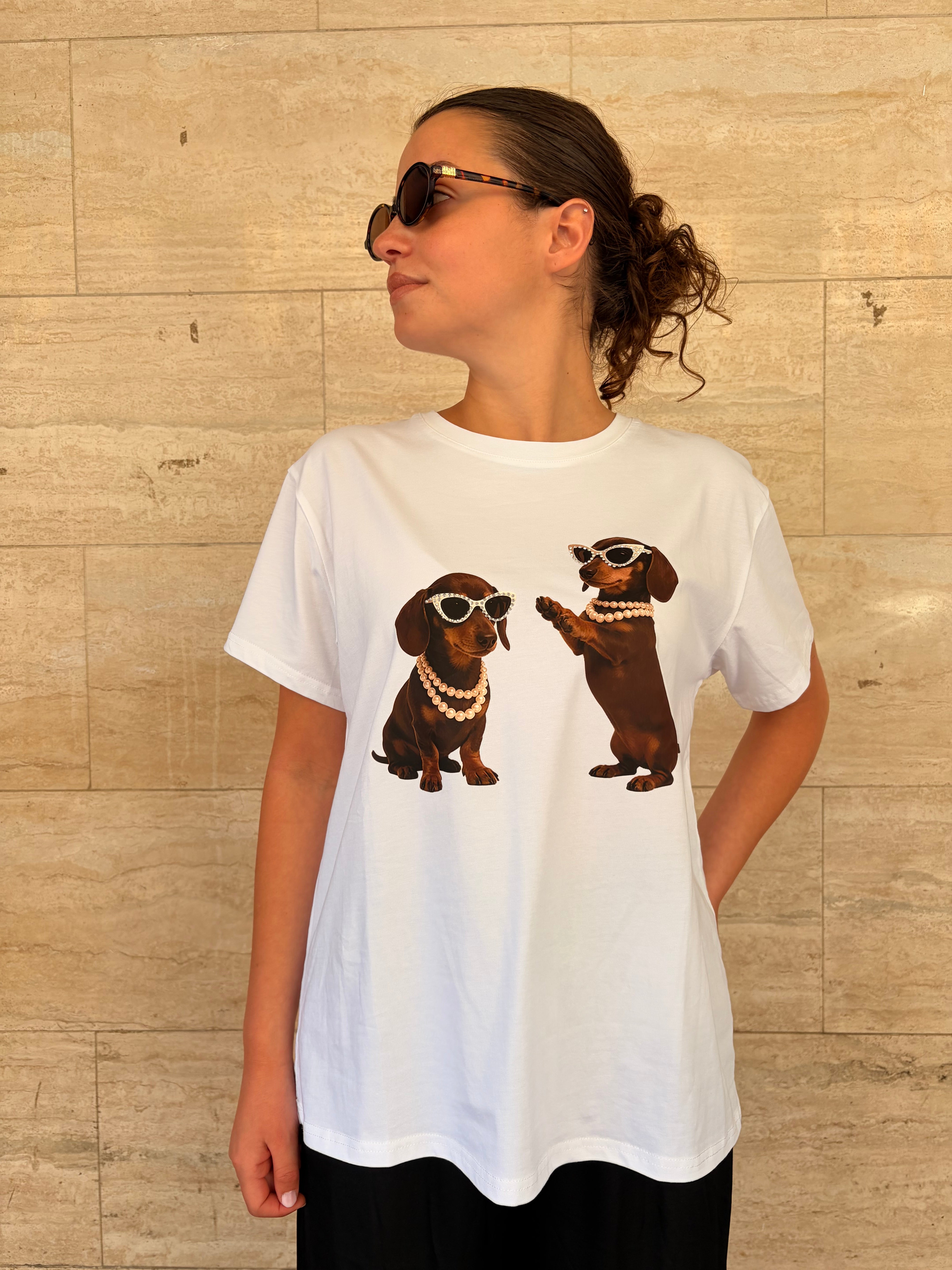 T shirt Bassotti Glamour