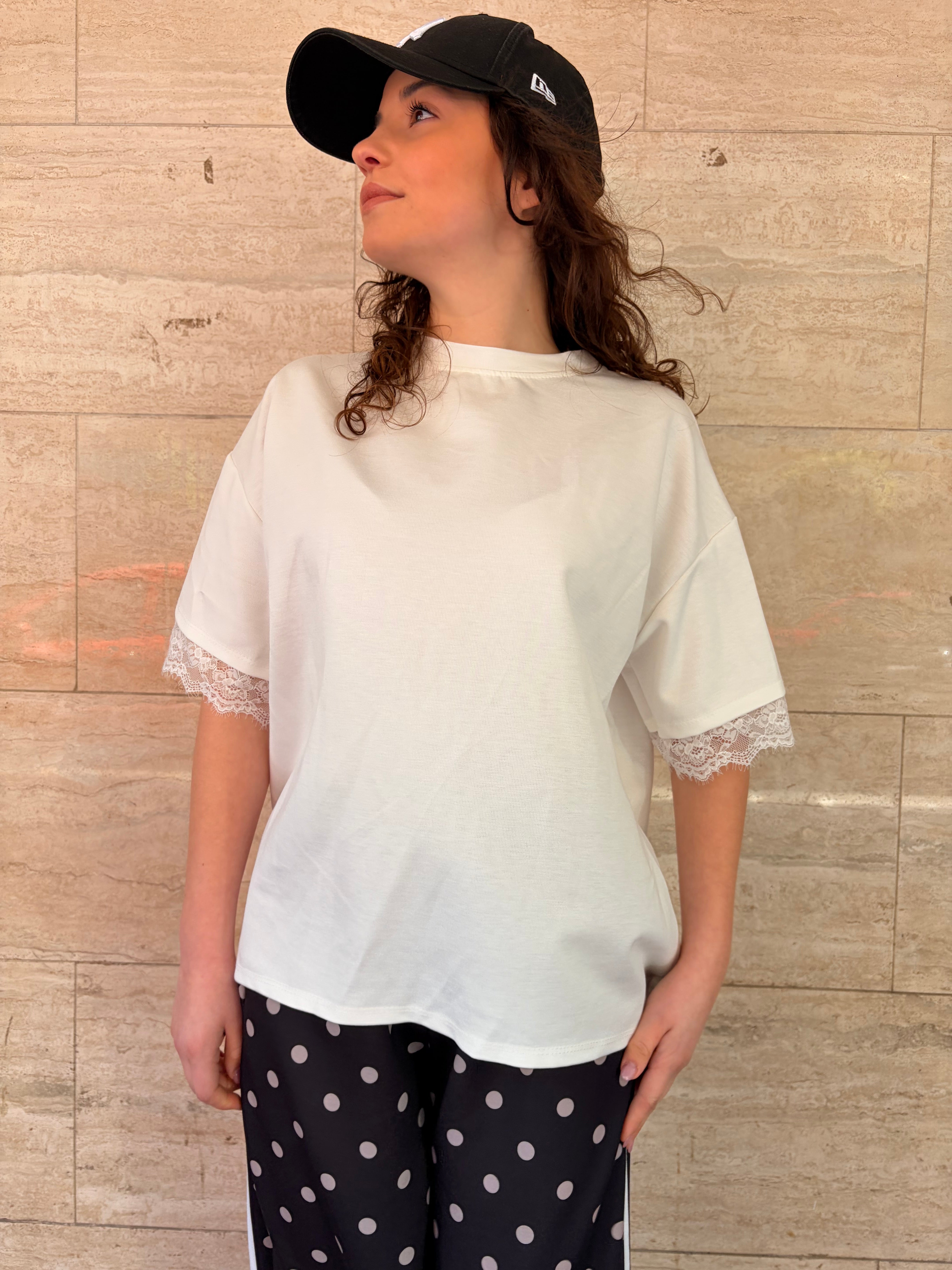 T Shirt Focus Bianco