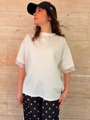 T Shirt Focus Bianco