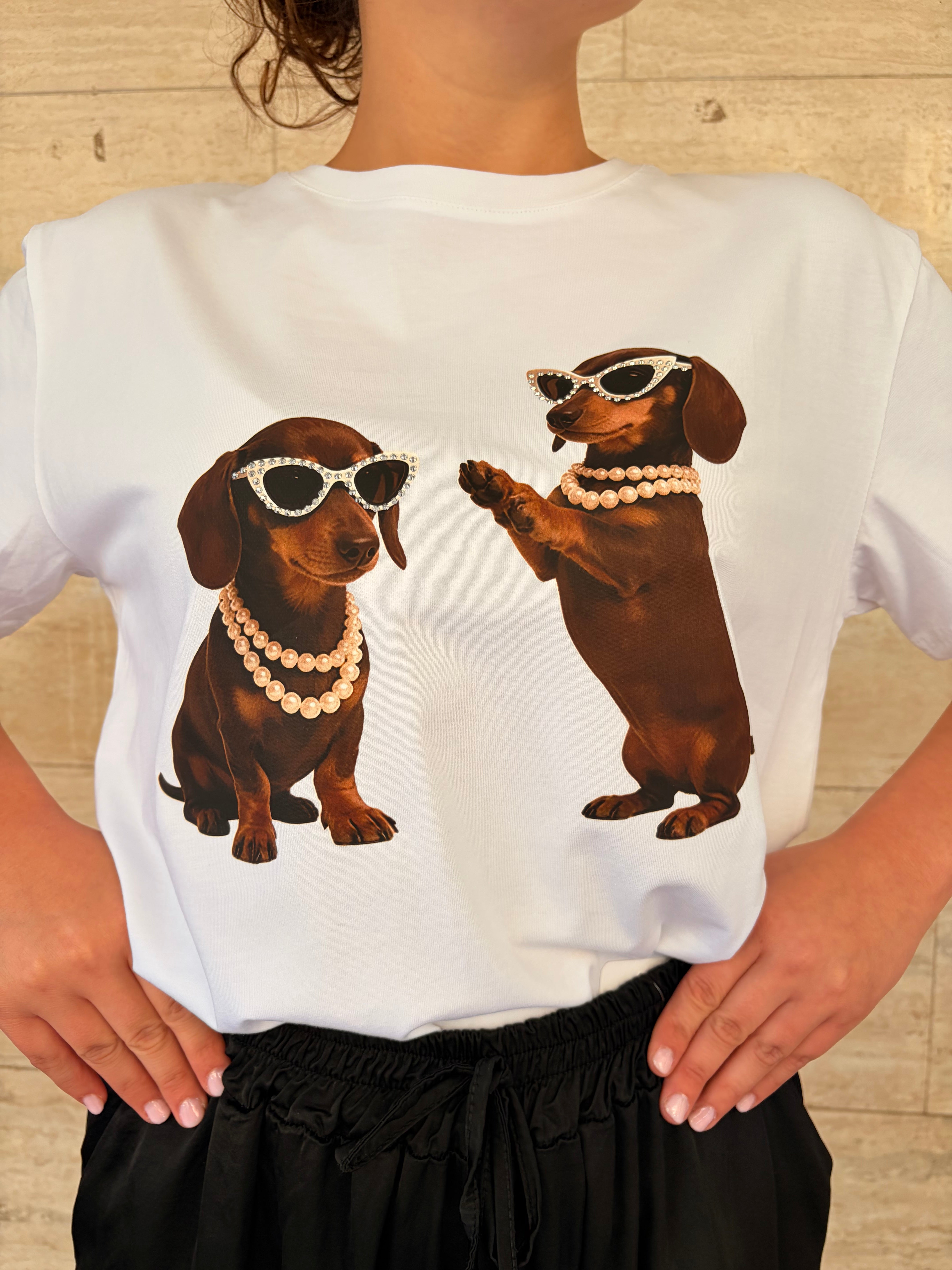 T shirt Bassotti Glamour