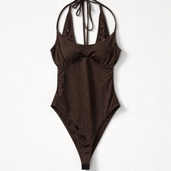 Body Inserto Pizzo Choco Low