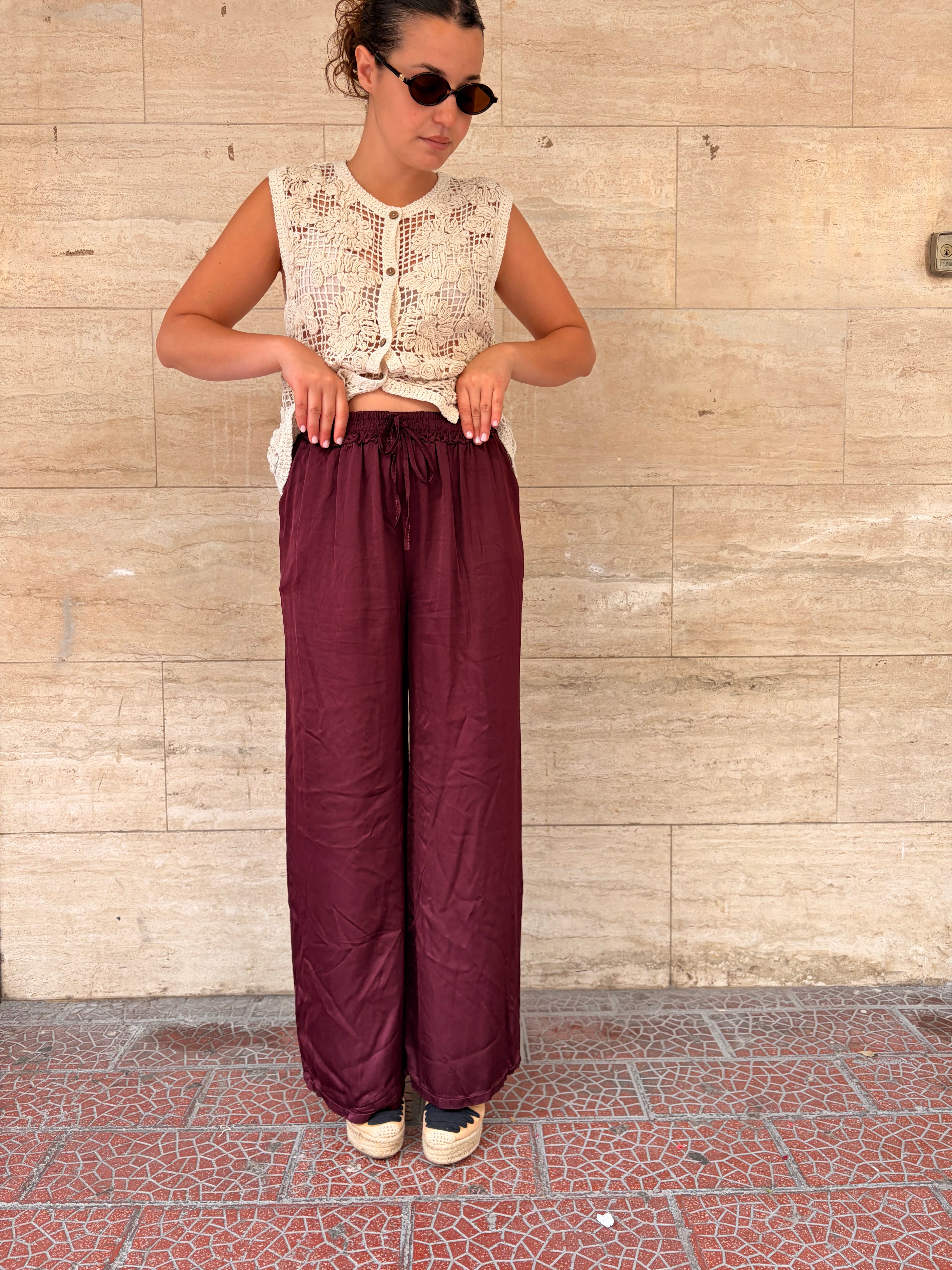Pantalone Siviglia Amaranto