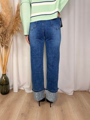 Denim Risvolto Shine