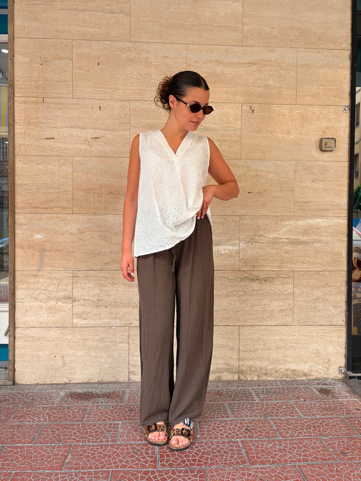 Pantalone Simil Lino