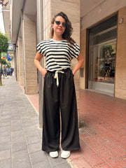 Pantalone Ella Nero Low