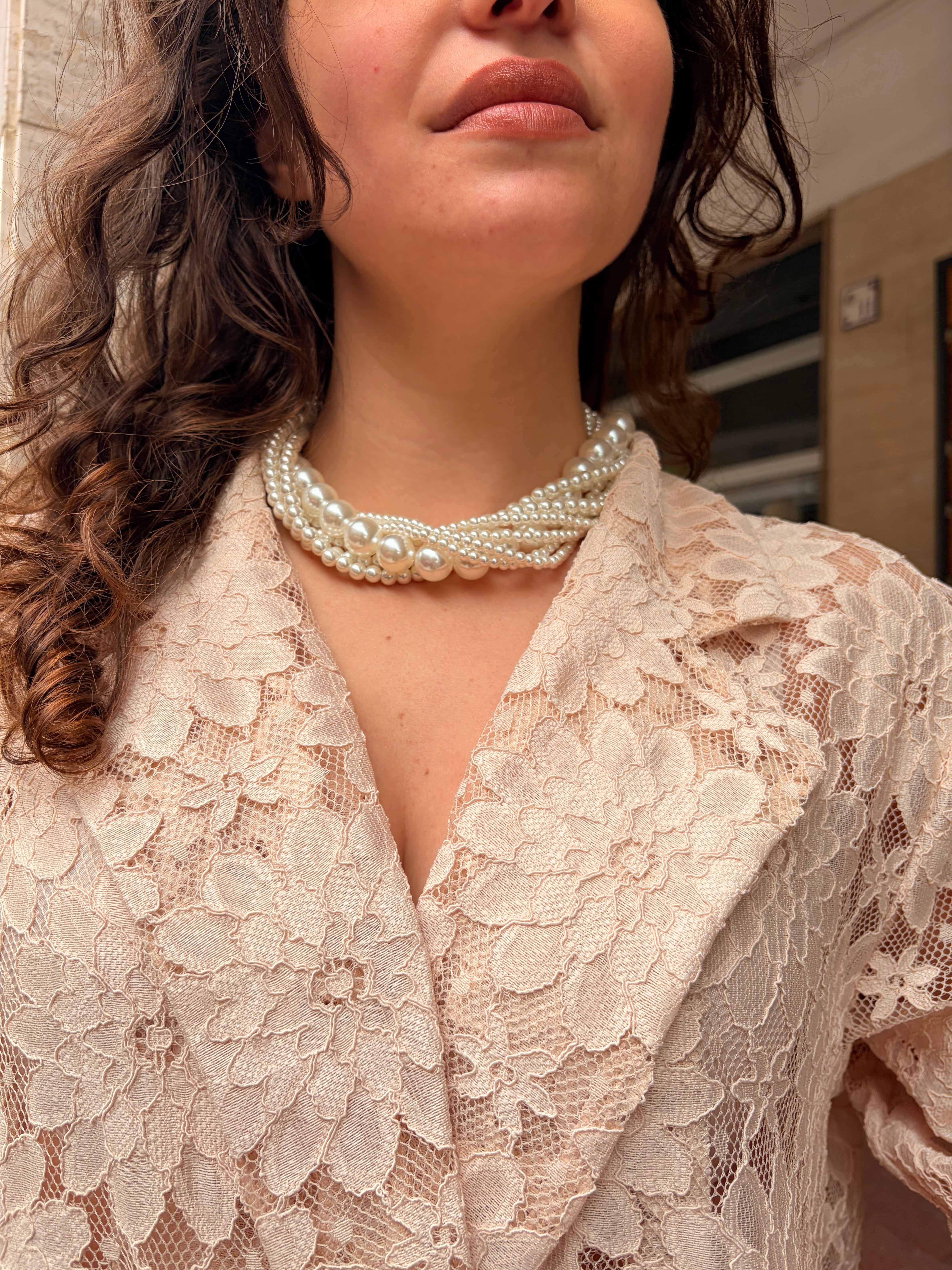 Collana Intreccio Perla