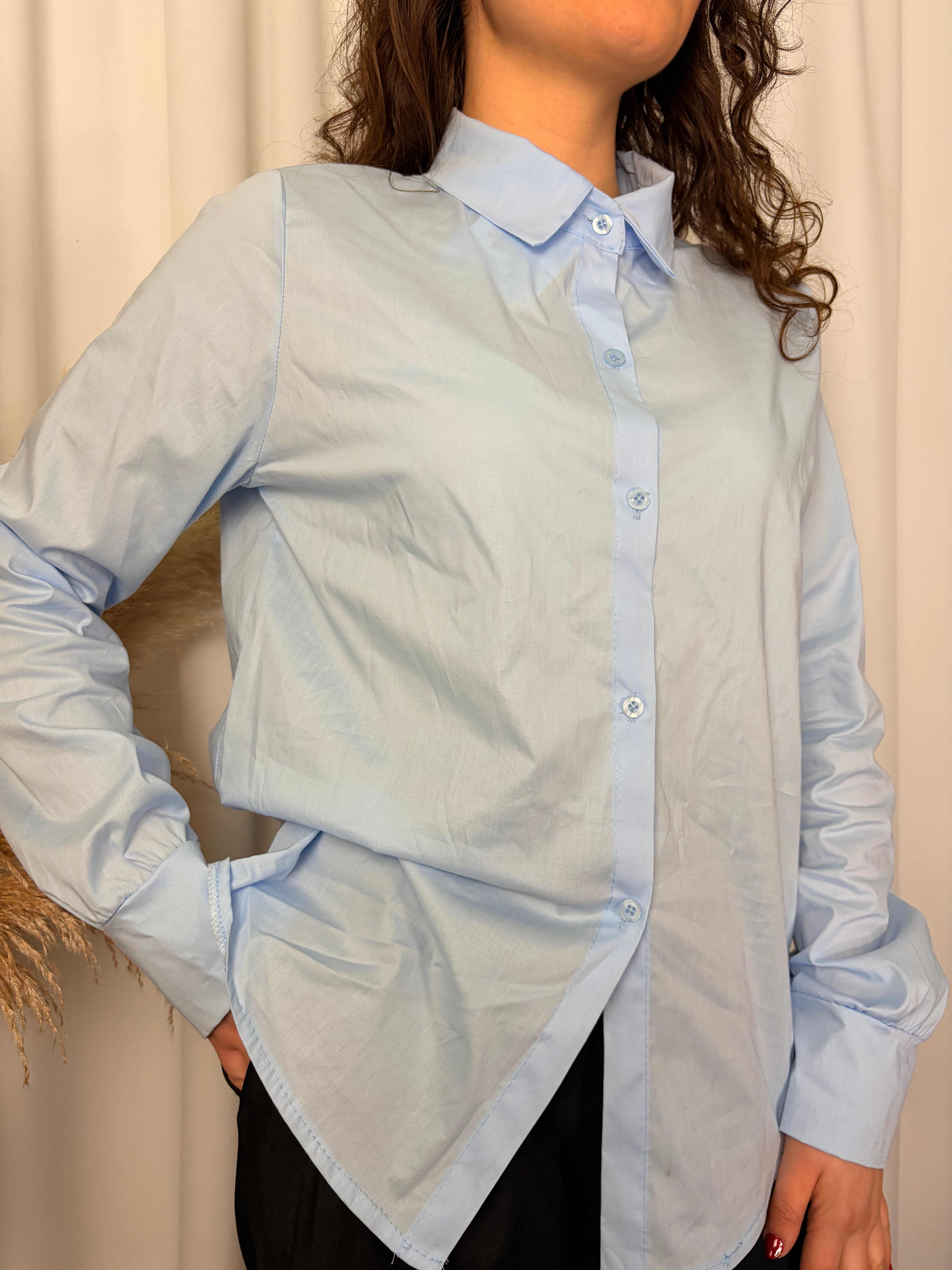 Camicia Basic Azzurrino