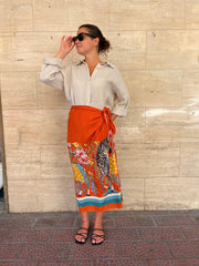 Gonna/Pareo Zebre orange