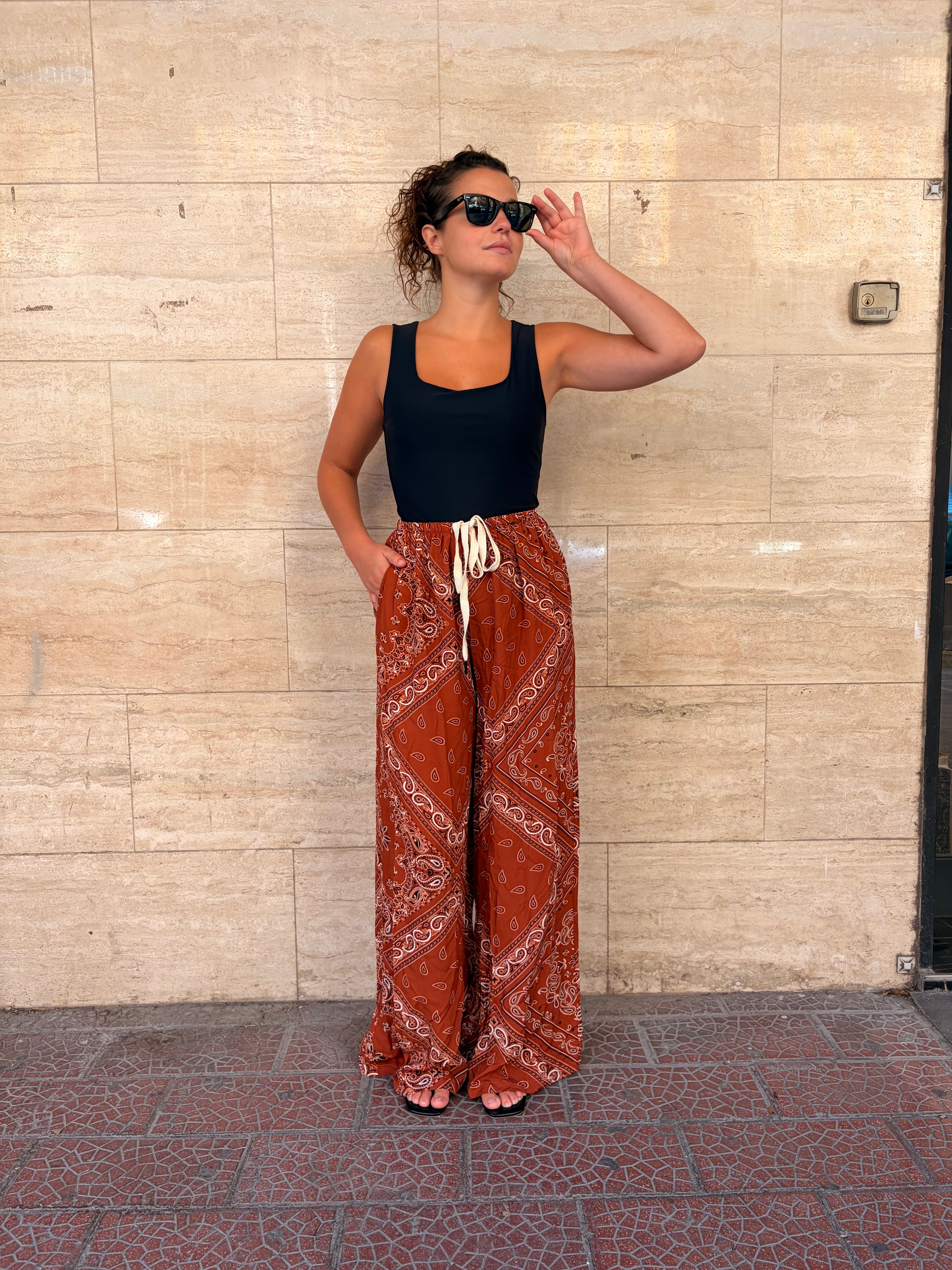 Pantalaccio bandana rame
