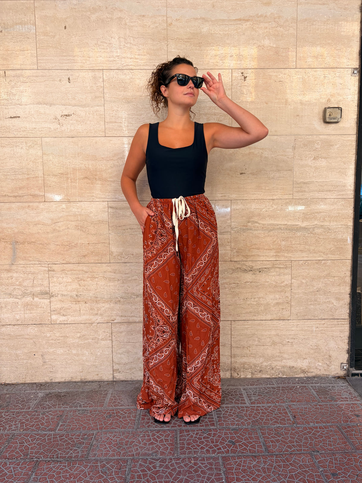 Pantalaccio bandana rame