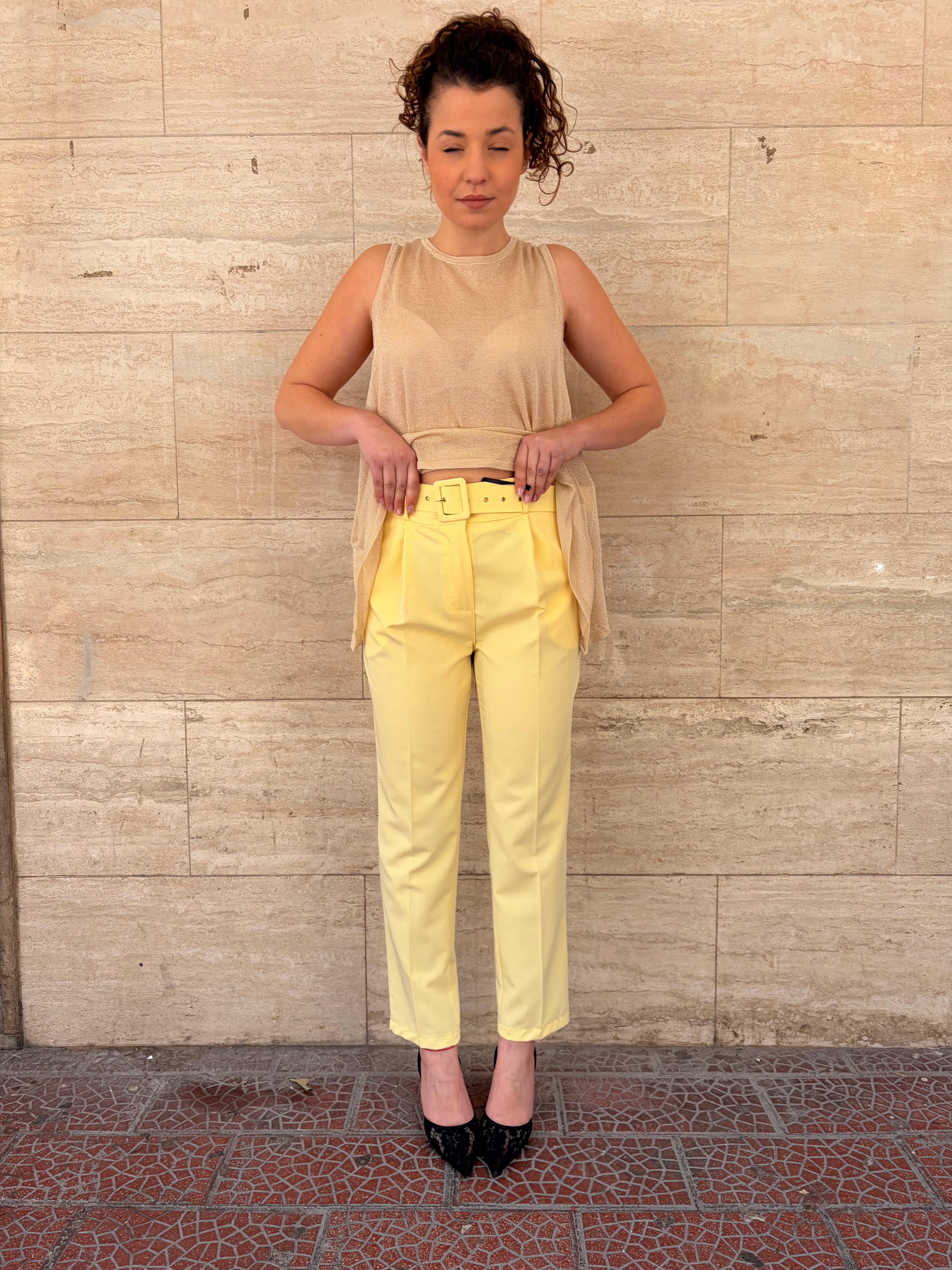 Pantalone Tamara Giallo
