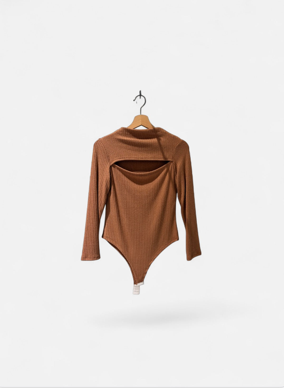 Body scollo goccia cammello