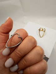 Anello Cuore Vuoto