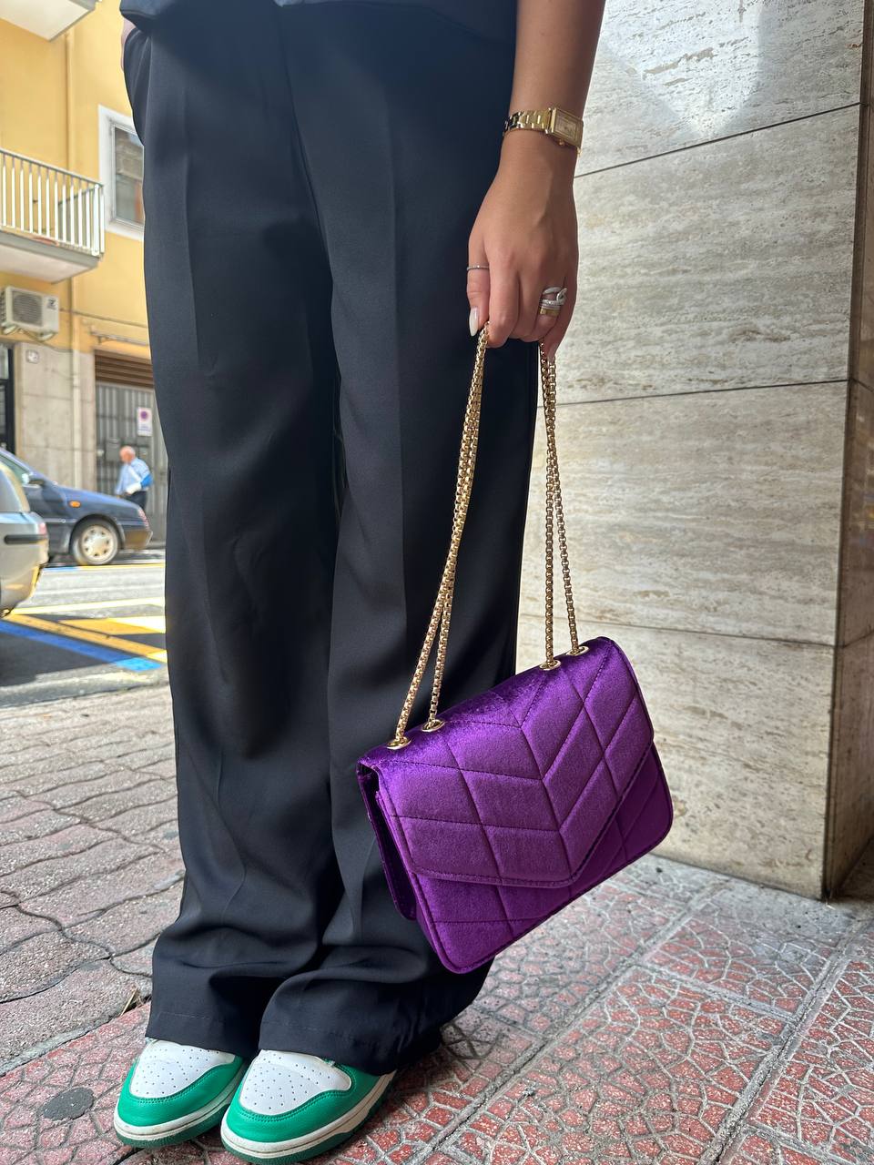 Velvet Bag Melanzana