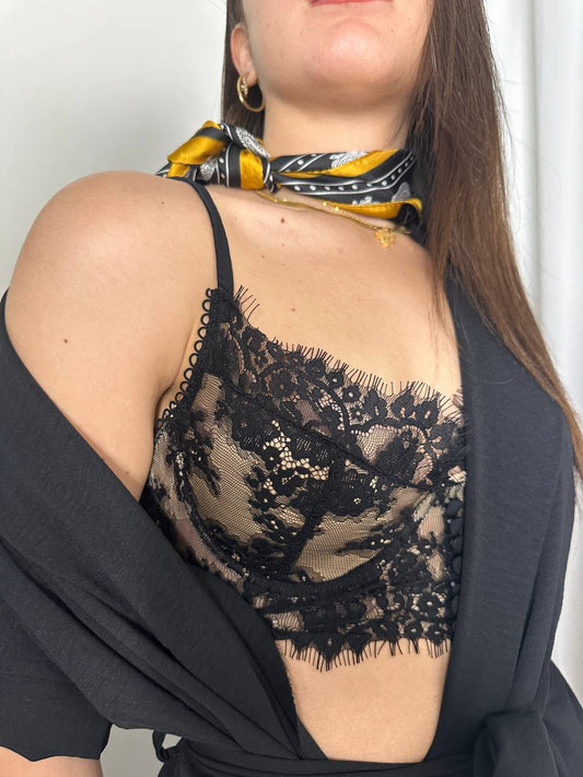 Bralette Pizzo Nero