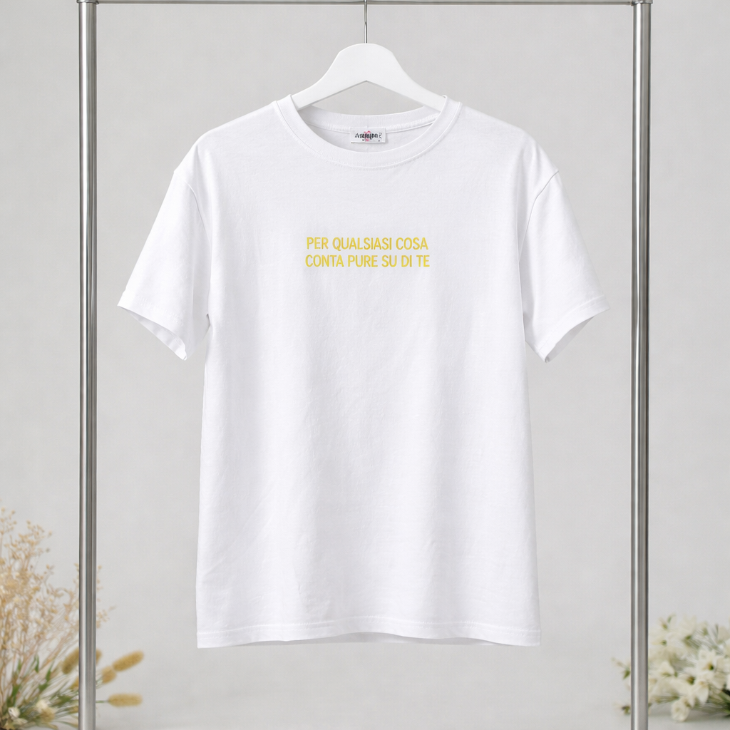 T Shirt Per Qualsiasi Cosa Giallo