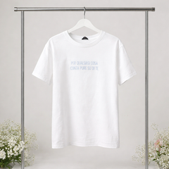 T Shirt Per Qualsiasi Cosa Azzurro