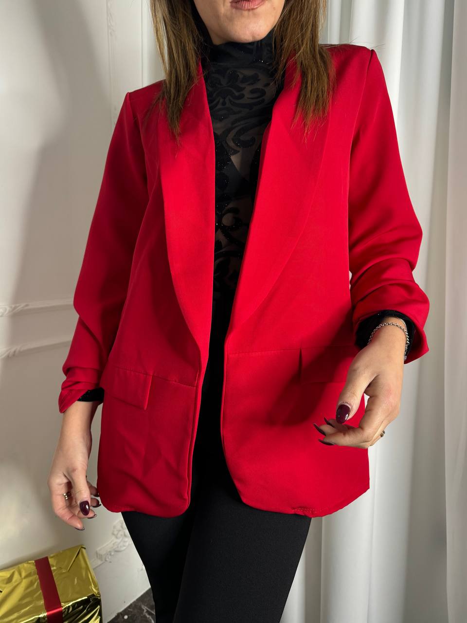 Blazer Sfoderato Low Red